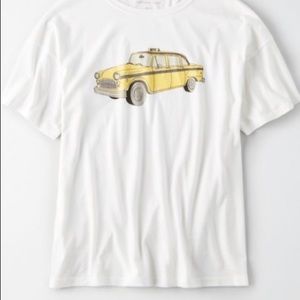 AE taxi cab graphic t-shirt